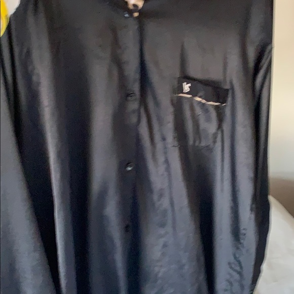 Victoria’s Secret Black pajama shirt cheetah print - Picture 2 of 4